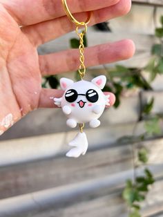 How To Use Fevicryl Mouldit, Cute Keychain With Clay, Gojo Clay Art, Polymer Clay Cat Keychain, Anime Clay Crafts, Anime Polymer Clay Ideas, Cat From Clay, Anime Clay Art, Anime Clay Ideas