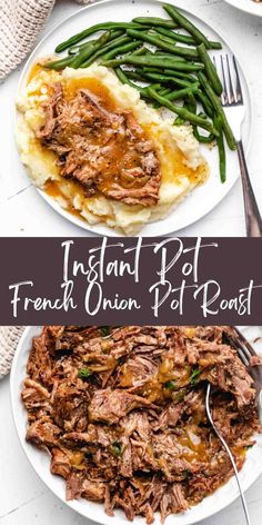 Instant Pot French Onion Pot Roast French Onion Pot Roast, Instant Pot Pasta Recipe, Best Instant Pot Recipe, Roast Recipe, Pot Roast Recipes, Instant Pot Dinner Recipes, Easy Instant Pot Recipes, Eat Better, Chuck Roast