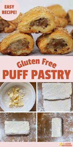 the recipe for puff pastry is easy to make