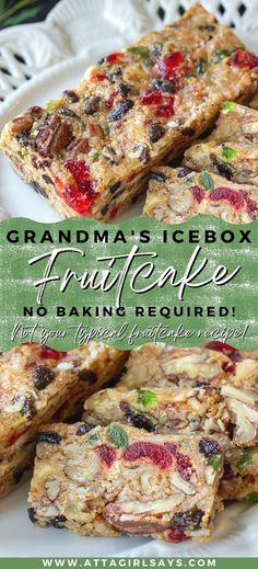 grandma's recipe box fruitee bars no bake required for this delicious treat