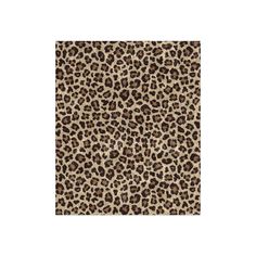 a brown and black animal print rug