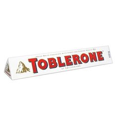 toblerone white chocolate bar