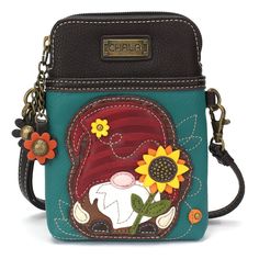 Super Cute Little Crossbody With So Much Character!! Holds Your Essentials In Style! Great Quality Bags! Chala Handbag, Convertible Backpack Purse, Crossbody Phone Purse, Cell Phone Bag, Cell Phone Purse, Bag Inside, Phone Purse, Metal Accents, Crossbody Purse