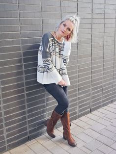 Fall Boot Style Inspiration - Whippy Cake Easy Casual Hairstyles, Whippy Cake, Born Boots, October 1st, Boot Style, Fashion Tutorial, Casual Hairstyles, Favorite Sweater, Boots Fall