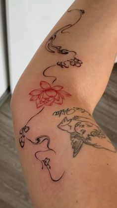 𝗇𝗈𝗍 𝗆𝗒 𝗉𝗂𝖼𝗍𝗎𝗋𝖾, 𝗋𝖾𝗉𝗈𝗌𝗍🌫 tattoos, tattoo inspiration, tattoo ideas, flower tattoos, big tattoos, aesthetic tattoos, trend tattoo inspo, fyp, black tattoos, red tattoos, arm tattoos, angel tattoos, red flower tattoos, #tattoosforwomen #tattooinspiration #tattoos #flowertattoodesign Bartok Anastasia Tattoo, Japan Tatoos Ideas, Layering Tattoos, Korean Tassel Tattoo, Back Of The Knee Tattoos For Women, Cover Up Rib Tattoos For Women, Symmetrical Back Tattoo For Women, Thigh Tattoos Patchwork, Flower Tattoos Big