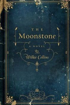 an old book with the title of the moon stone