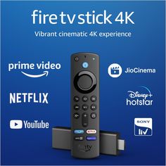 Cinematic experience - Watch in vibrant 4K Ultra HD with support for Dolby Vision, HDR, and HDR10+. Home theater audio with Dolby Atmos - Feel scenes come to life with support for immersive Dolby Atmos audio on select titles with compatible home audio systems Endless entertainment - Choose from thousands of movies and TV episodes. Enjoy favorites from Prime Video, Disney+ Hotstar, Netflix, Zee5, Sony LIV, Apple TV and others. Subscription fees may apply. Popular Ads, Disney Netflix, Amazon Fire Tv Stick, Uhd Tv, Fire Photography