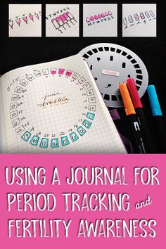 Fertility Journal Ideas, Period Journal Ideas, Journal Period Tracker