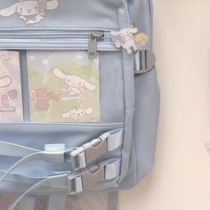 My Melody Cinnamoroll Inspired Baby Blue and Pink Book Bag Backpack Sc – PeachyBaby Blue Aesthetic School, Blue School Bag, School Bag Aesthetic, Girls Velvet Dress, Anime Backpack, Wallpaper Iphone Disney Princess, Kawaii Bags, Kawaii Backpack, Aesthetic School