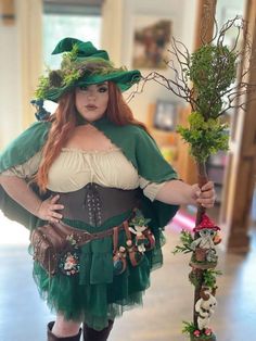 Green Cape Costume, Plus Size Faerie Costume, Plus Size Elf Costume, Mushroom Faerie Costume, Ren Faire Forest Witch, Woodland Fairy Ren Faire, Christmas Witch Costume, D&d Costume, Rein Faire Outfits Fairy