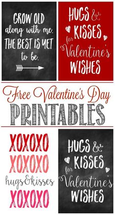 valentine's day printables for kids and adults