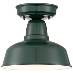 an image of a green light fixture