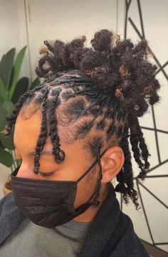 Natural Locks Dreadlocks, Short Dreadlocks Styles, Short Box Braids Hairstyles, Dreadlock Style, Dreadlock Styles, Dyed Hair Inspiration, Cute Box Braids Hairstyles