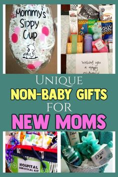 unique non - baby gifts for new moms from the mommy's helper