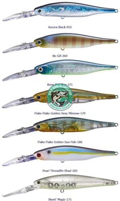 different types of fishing lures