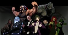 an image of many different characters in the same group together with one being a villain