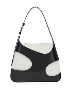 Shop Ferragamo cut out-detail shoulder bag Purse Aesthetic, Canvas Bag Design, Ferragamo Bag, Expensive Bag, Sacs Design, Leather Cuts, Handbag Heaven, Luxury Purses, Pretty Bags