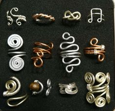 Things To Make With Copper Wire, Jewelry Wire Diy, Simple Wire Wrap, Diy Wire Jewelry Rings, Wire Jewelry Rings, Wire Wrap Jewelry Designs, Crystal Bead Jewelry