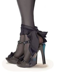 Black Lace Shoes, Lace Shoes, Fashion Inspiration Design, Drawing Clothes, Character Outfits, Visual Kei, Art Clothes