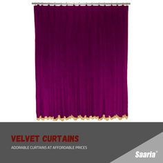 velvet curtains