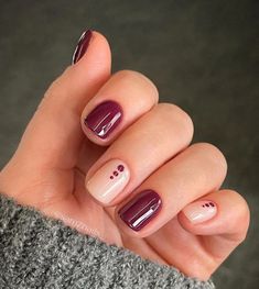 Burgundy Nail Ideas, Burgundy Fall Nails, Vibe Check, Simple Gel Nails, Minimal Nails, Cute Gel Nails, Nail Art Ideas, Fancy Nails, Chic Nails