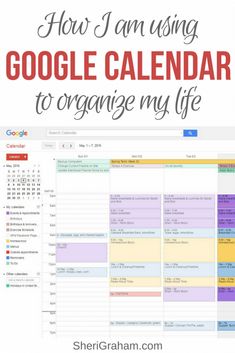 Want to see how I am using Google Calendar to organize just about everything in my life? In this post I go into detail exactly how I am doing just that! To Do App, To Do Planner, To Do List Printable, Today Calendar, Calendar Organization, Digital Organization, Organize My Life, Get It Together, Google Calendar