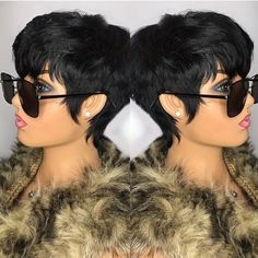 Questions? Leave A Comment Below! 27 Piece Hairstyles, Women Pixie Cut, Short Cut Wigs, Short Pixie Wigs, Quick Weave Hairstyles, Short Human Hair Wigs, Short Sassy Hair, Brazilian Remy Hair, Sassy Hair