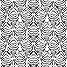 an abstract black and white background with wavy lines in the form of waves or fish scales