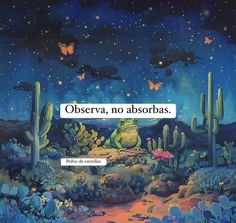 an image of a painting with the words obserra, no aboras