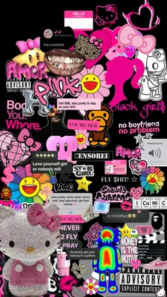 Pink Kaws Wallpaper, Wallpaper Name, Pink Hello Kitty Wallpaper Iphone, Teen Wallpaper