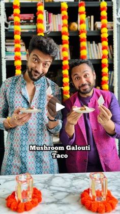 991K views · 3K reactions | This is the best Mushroom Galouti you will ever eat! I promise! Aaj Chef Ranveer ne saare secrets bataye. One epic Collab with our MasterChef ki shaan Ched Brar where he let his guard down 😄 came home and we just had soooo much fun. He's so sweet and incredibly inspiring. Both of us wish you all a happy festive Diwali season ahead. This recipe will be a showstopper in your parties. Go for it! 
.
.
Mushroom Galouti Tacos
.
800g Mushrooms, chopped 
.
For the Galouti Masala 
. 
3 Black cardamom 
6 Green cardamom 
1 Cinnamon stick 
2 tsp Coriander seeds 
1 tsp Stone flower 
1 Mace 
3 tsp Black peppercorns 
1 tbsp Dried red petals 
1/2 inch Paan ki jad
A handful of Khus ki jad
Dry roast till fragrant
& blend into a fine powder 
. 
1 1/2 tbsp Ghee 
1 tsp Shahi jeera Black Cardamom, Red Petals, Kebabs, Coriander Seeds, Black Peppercorn, Ghee, Food For Thought