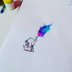 an image of someone drawing something on paper