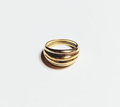 Lovely gold tone Avon ribbed dome ring. Good condition.  Size 10/11 Buckle Ring, Dome Ring, Avon Jewelry, Cute Rings, Domed Ring, Vintage Avon, Oversized Sunglasses, Rings Statement, Favorite Jewelry