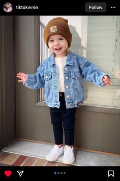 Wren And Jacquelyn, Salem Outfits, Carhartt Kids, Kids Carhartt, Boy Styles, Kid Outfits, Carhartt Beanie