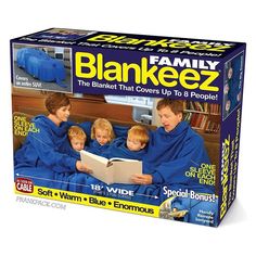 family blanketeez the blanket that covers up to 8 people, soft warm and comfortable