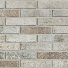 a white brick wall that is very close up