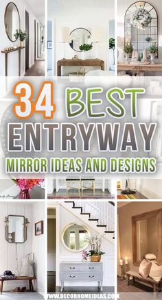 [Ad] 10 Entryway Decor Ideas Tips and Tricks To Save Now #entrywaydecorideas Open Concept Paint Colors, Front Entryway Ideas Interior, Entryway Mirror Ideas, Entry Room Decor, Home Mirror Decor, Dr Living Room, Glam Entryway, Hallway Update, Front Entryway Ideas