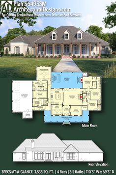 the floor plan for this house is very large and has lots of room to put in it