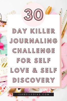 Transform Your Life In 30 Days: The Ultimate Journaling Challenge - Isabelle Dias 30 Day Challenge Journal, 30 Day Writing Challenge, Journaling Challenge, Morning Journal Prompts, Morning Journal, Journal Challenge, Gratitude Journal Prompts, Daily Journal Prompts, Self Care Bullet Journal