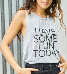 The Grey Muscle Tank - Simple and Classic Sleeveless Slogan Top For Spring, Trendy Gray Tank Top For Summer, Fitted Muscle Tee With Letter Print For Summer, Gray Text Print Top For Summer, Gray Stretch Tank Top For Spring, Gray Slogan Tops For Spring, Summer Tank Top With Letter Print For Everyday, Gray Tank Top For Spring Workout, Trendy Graphic Print Tank Top For Day Out