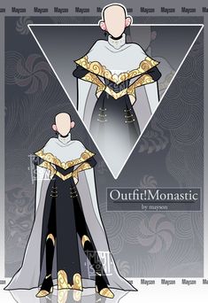 a paper doll is shown with an image of a man in armor and cloaks