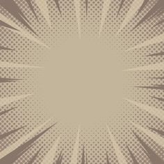 an abstract comic style background with halftone dots and rays in the center, as if it were pop art