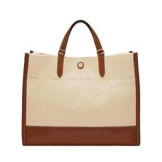 PRICES MAY VARY. Editor's Notes: Take on the day with our do-it-all bag, Gemma. With smooth, natural grain leather that softens over time and polished hardware with knurling details, Gemma is the versatile tote that goes from office to weekend and everything in between. Perfectly Proportioned: Measurements; 15" L x 5.5" W x 12" H; 1 Adjustable & Detachable Crossbody Strap, 2 Handles Premium Craftsmanship: Genuine Canvas/Leather Large Tote Bag; Magnetic Closure; Fabric Lining; imported It's all i Classic Fashion Pieces, Fabric Purse, Fabric Purses, Travel Handbags, Travel Tote, Large Tote Bag, Canvas Tote Bag, Large Tote, Fashion Essentials