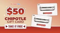 the coup for chipotle is $ 50