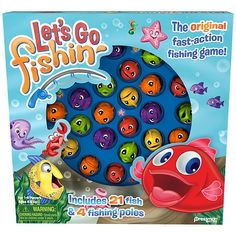 let's go fishin the original fast action fishing game for kids ages 4 and up