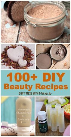 100+ DIY Beauty Recipes - Make-Up, Body Care, Personal Care, Shampoo, Facial Care & More #DIY #Beauty - DontMesswithMama.com Eyeshadow Diy, Make Up Diy, Beauty Ingredients, Diy Kosmetik, Trendy Diy, Homemade Beauty, Diy Cosmetics, Diy Beauty Recipes, Mac Eyeshadow