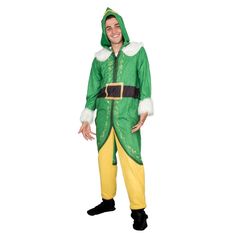 Elf Buddy Santa I Know Him Ugly Christmas Sweater 1 Buddy The Elf Costume, Elf Buddy, Elf Suit, Family Christmas Dinner, Ugly Sweater Contest, Neighbor Christmas Gifts, Elf Movie, Union Suit, Ugly Christmas Sweaters