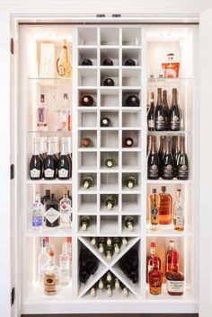 the instagram page for instagram com shows an open wine rack with bottles in it