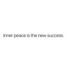 a white background with the words inner peace is the new success