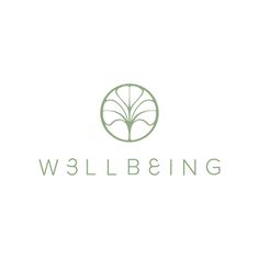 the logo for w3lbeing, an organic food company that sells fresh produce